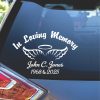 In loving memory angel wings halo | Custom Sticker Shop