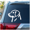 Lab Labrador Retriever Head Decal Sticker