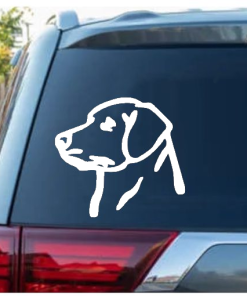Lab Labrador Retriever Head Decal Sticker