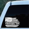 Vietnam Veteran Military Window Decal Sticker