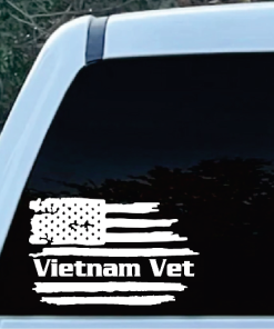 Vietnam Veteran Military Window Decal Sticker | Custom Sticker Shop Vietnam Veteran Military Window Decal Sticker