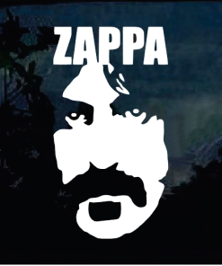 Zappa Music Band Frank Zappa Decal Sticker | Custom Sticker Shop Zappa Music Band Frank Zappa Decal Sticker
