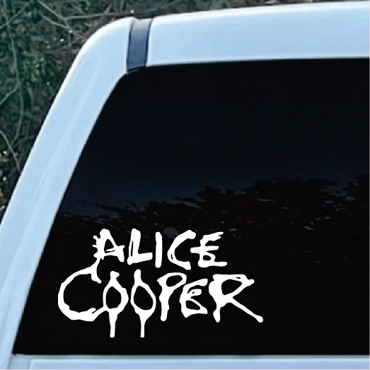 Alice cooper vinyl decal sticker | Custom Sticker Shop Alice cooper vinyl decal sticker