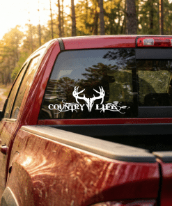 Country Life Buck Hunter Decal Sticker