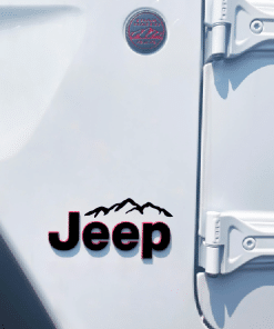 Jeep wrangler Mountain accent decal sticker