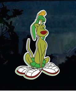 Marvin the Martian K-9 Dog Decal Sticker