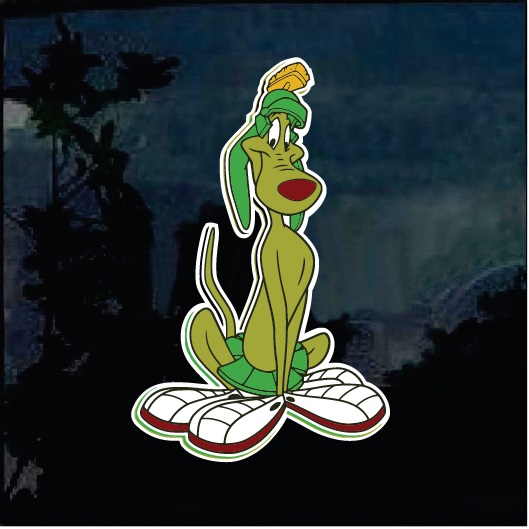 Marvin the Martian K-9 Dog Decal Sticker | Custom Sticker Shop Marvin the Martian K-9 Dog Decal Sticker