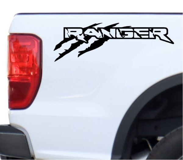 Ford Ranger Ripped Torn Bedside Decal Sticker