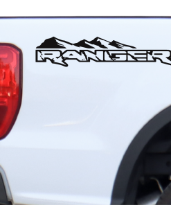 Ford Ranger Raptor style graphic with mountains