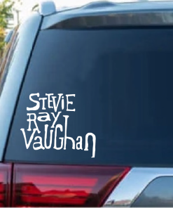 Stevie Ray Vaughan logo decal sticker