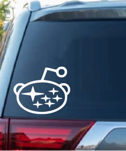 subaru reddit head decal sticker