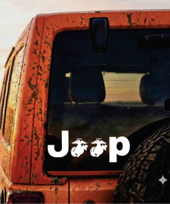Jeep wrangler Jeep EGA Decal Sticker